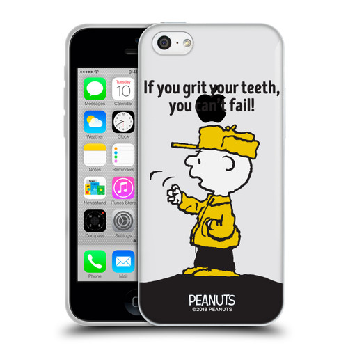 Peanuts Charlie Brown You Can't Fail Soft Gel Case for Apple iPhone 5c