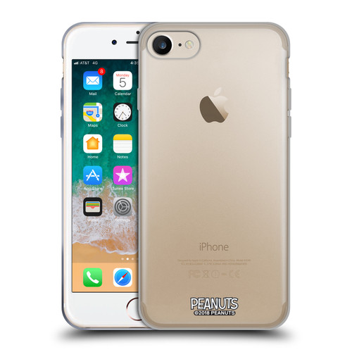 Peanuts Charlie Brown Patterns 3 Soft Gel Case for Apple iPhone 7 / 8 / SE 2020 & 2022 & MagSafe