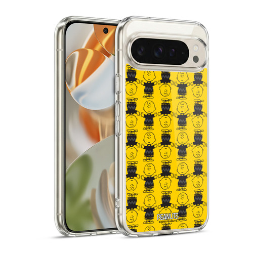 Peanuts Charlie Brown Patterns 2 Soft Gel Case for Google Pixel 9 / Pixel 9 Pro