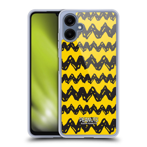 Peanuts Charlie Brown Patterns Soft Gel Case for Samsung Galaxy A06 4G
