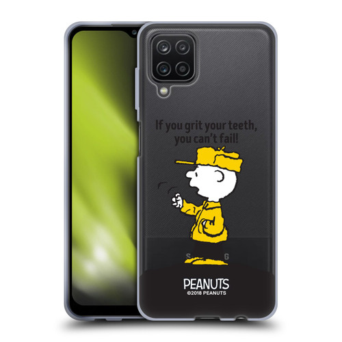 Peanuts Charlie Brown You Can't Fail Soft Gel Case for Samsung Galaxy A12 (2020)