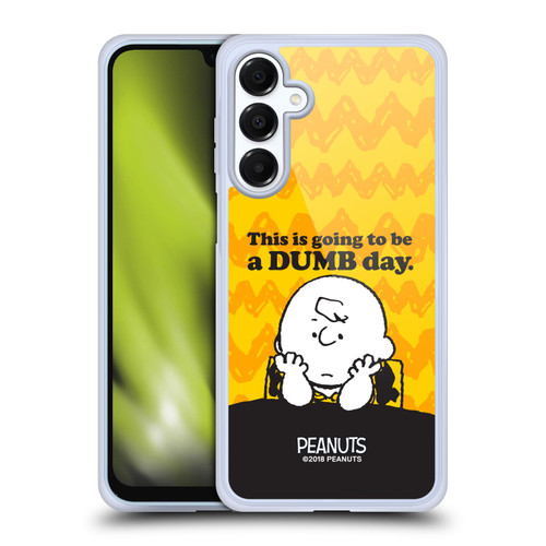 Peanuts Charlie Brown Dumb Day Soft Gel Case for Samsung Galaxy A16 5G & MagSafe
