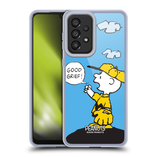 Peanuts Charlie Brown Good Grief Soft Gel Case for Samsung Galaxy A33 5G (2022)