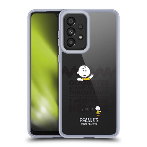 Peanuts Charlie Brown Hellos Soft Gel Case for Samsung Galaxy A33 5G (2022)