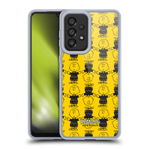 Peanuts Charlie Brown Patterns 2 Soft Gel Case for Samsung Galaxy A33 5G (2022)