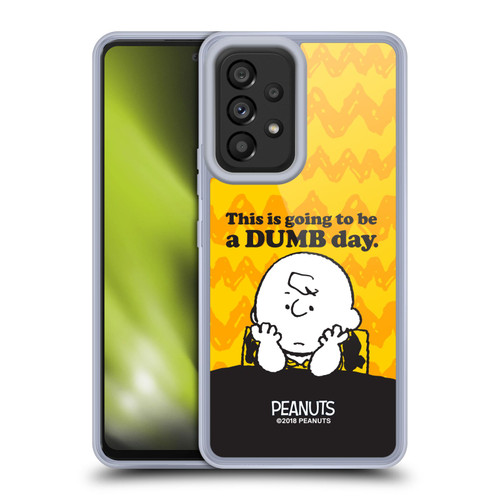 Peanuts Charlie Brown Dumb Day Soft Gel Case for Samsung Galaxy A53 5G (2022)