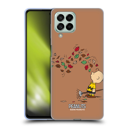 Peanuts Charlie Brown Autumn Soft Gel Case for Samsung Galaxy M53 (2022)
