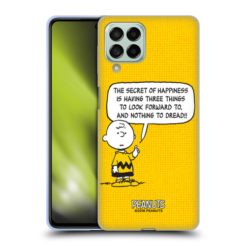 Peanuts Charlie Brown Happiness Soft Gel Case for Samsung Galaxy M53 (2022)