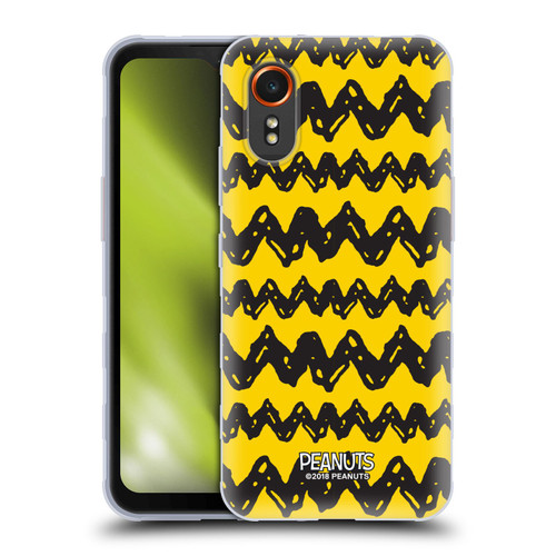Peanuts Charlie Brown Patterns Soft Gel Case for Samsung Galaxy Xcover7 5G