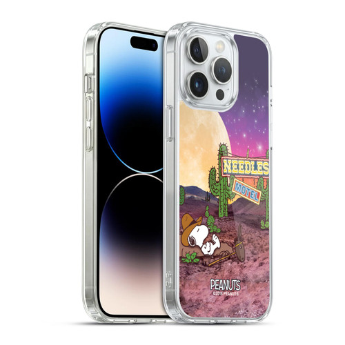 Peanuts Snoopy Space Cowboy Nebula Cactus Needles Soft Gel Case for Apple iPhone 14 Pro Max & MagSafe