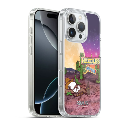 Peanuts Snoopy Space Cowboy Nebula Cactus Needles Soft Gel Case for Apple iPhone 16 Pro & MagSafe