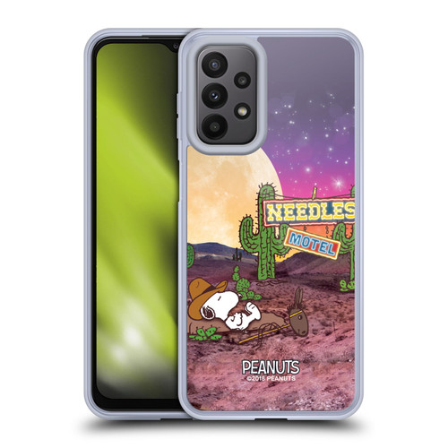 Peanuts Snoopy Space Cowboy Nebula Cactus Needles Soft Gel Case for Samsung Galaxy A23 / 5G (2022)