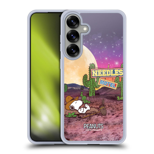 Peanuts Snoopy Space Cowboy Nebula Cactus Needles Soft Gel Case for Samsung Galaxy S25+ & MagSafe