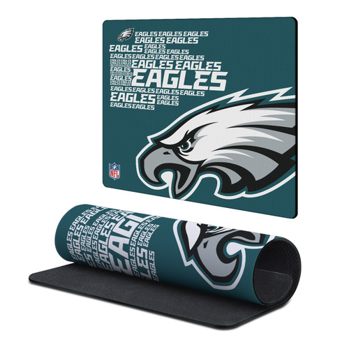 NFL Philadelphia Eagles Logotype Gaming Office Desk PC Keyboard Mouse Mat Pad 9.84 x 11.81 x 0.12 inches (250 x 300 mm) - S