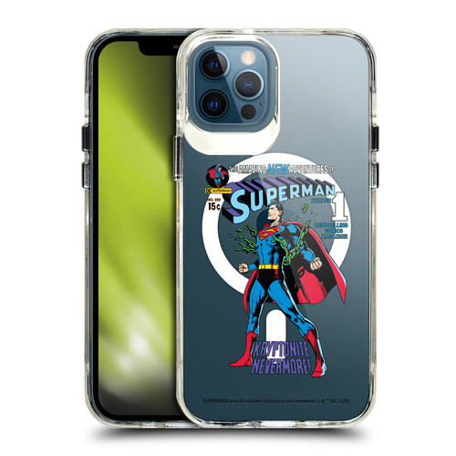 Superman DC Comics Logos and Comics Unchained SHOCKPROOF BUMPER CASE COMPATIBLE WITH Apple iPhone 12 / iPhone 12 Pro & MAGSAFE