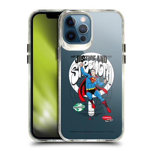 Superman DC Comics Logos and Comics Character Art SHOCKPROOF BUMPER CASE COMPATIBLE WITH Apple iPhone 12 Pro Max & MAGSAFE