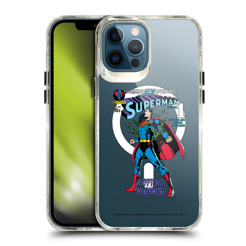 Superman DC Comics Logos and Comics Unchained SHOCKPROOF BUMPER CASE COMPATIBLE WITH Apple iPhone 12 Pro Max & MAGSAFE
