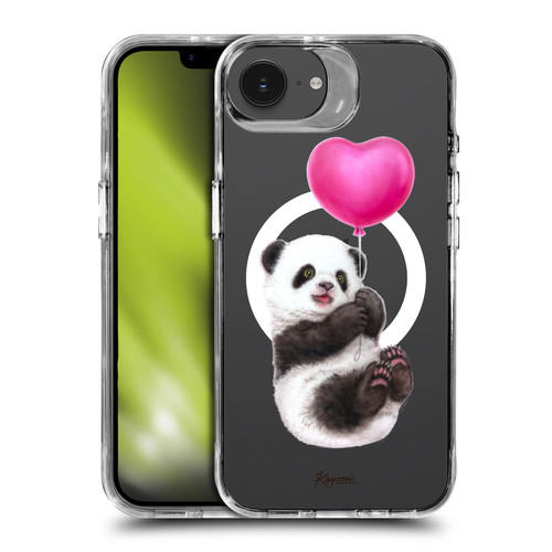Kayomi Harai Animals Panda Balloon SHOCKPROOF BUMPER CASE COMPATIBLE WITH Apple iPhone 16e / Apple iPhone 17e & MAGSAFE