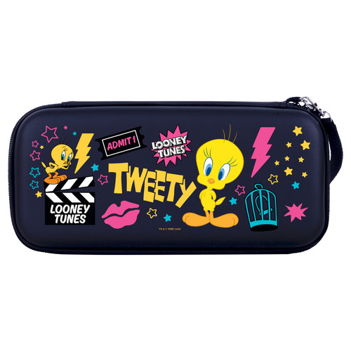 Looney Tunes Character Icons Tweety Hard Storage Travel Carry Case for Nintendo Switch