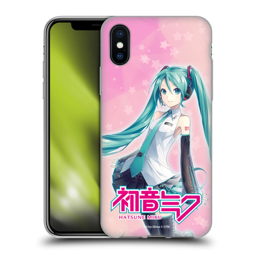 Hatsune Miku Graphics Star Soft Gel Case for Apple iPhone X / iPhone XS & MagSafe