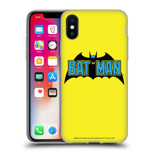 Batman DC Comics Logos Classic 2 Soft Gel Case for Apple iPhone X / iPhone XS & MagSafe