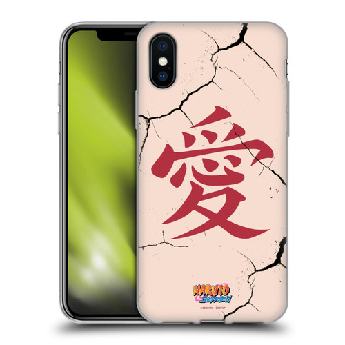 Naruto Shippuden Iconic Gaara Tattoo Soft Gel Case for Apple iPhone X / iPhone XS & MagSafe