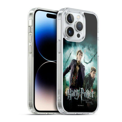 Harry Potter Deathly Hallows VIII Fred & George Weasley Soft Gel Case for Apple iPhone 13 Pro & MagSafe