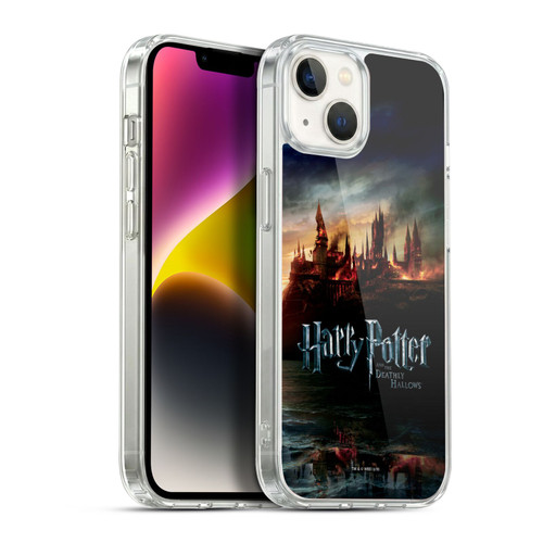 Harry Potter Deathly Hallows VIII Castle Soft Gel Case for Apple iPhone 14 Plus & MagSafe