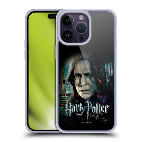 Harry Potter Deathly Hallows VIII Severus Snape Soft Gel Case for Apple iPhone 14 Pro Max & MagSafe