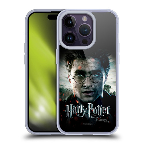 Harry Potter Deathly Hallows VIII Potrait Soft Gel Case for Apple iPhone 14 Pro & MagSafe