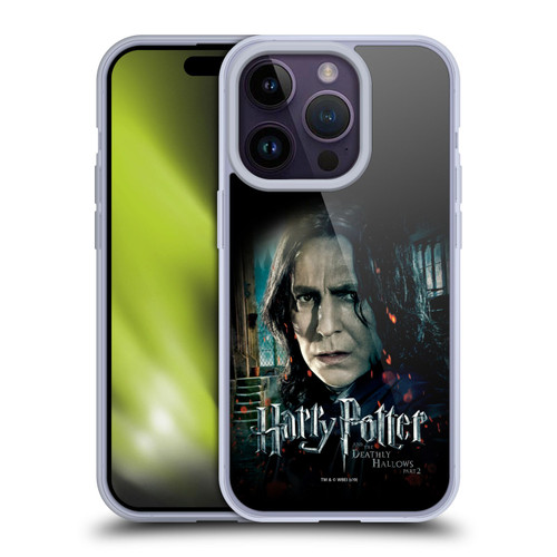 Harry Potter Deathly Hallows VIII Severus Snape Soft Gel Case for Apple iPhone 14 Pro & MagSafe