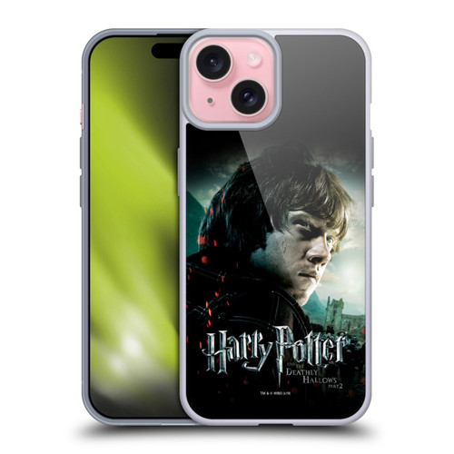 Harry Potter Deathly Hallows VIII Ron Weasley Soft Gel Case for Apple iPhone 15 & MagSafe