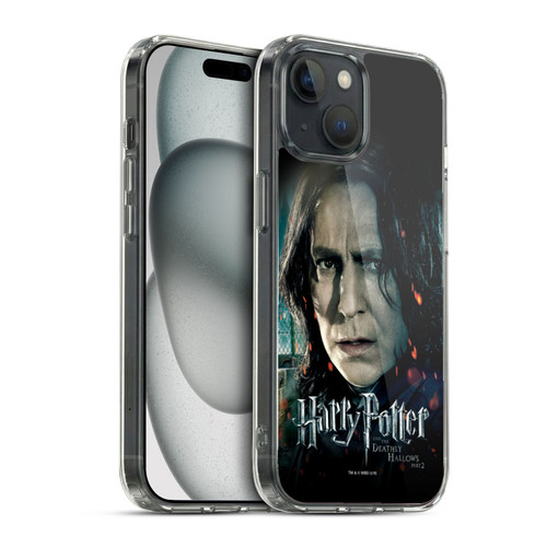 Harry Potter Deathly Hallows VIII Severus Snape Soft Gel Case for Apple iPhone 15 & MagSafe