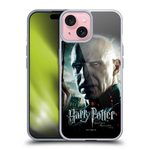 Harry Potter Deathly Hallows VIII Voldemort Soft Gel Case for Apple iPhone 15 & MagSafe