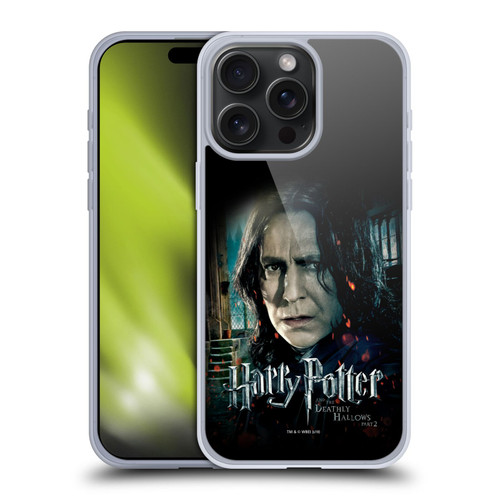 Harry Potter Deathly Hallows VIII Severus Snape Soft Gel Case for Apple iPhone 15 Pro Max & MagSafe