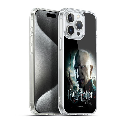 Harry Potter Deathly Hallows VIII Voldemort Soft Gel Case for Apple iPhone 15 Pro Max & MagSafe
