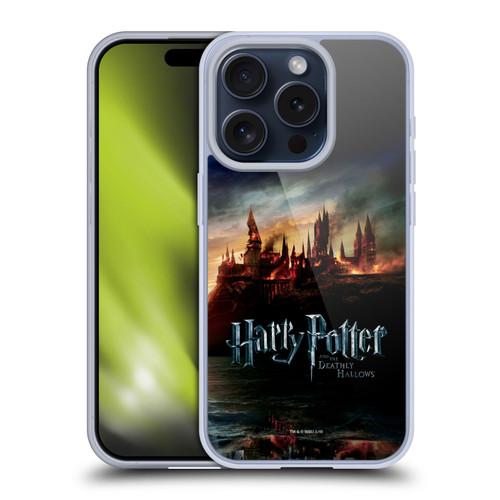 Harry Potter Deathly Hallows VIII Castle Soft Gel Case for Apple iPhone 15 Pro & MagSafe