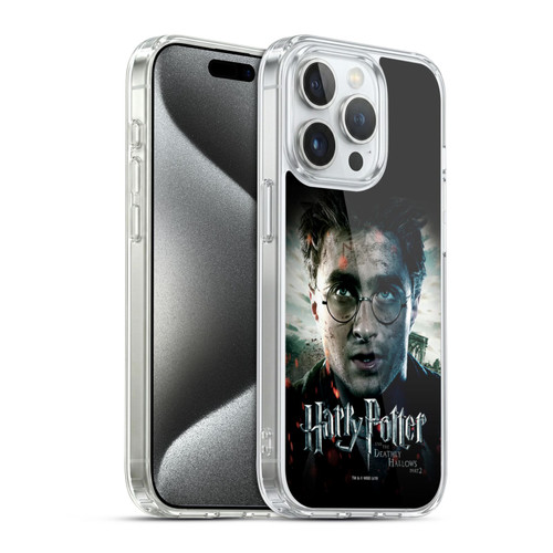 Harry Potter Deathly Hallows VIII Potrait Soft Gel Case for Apple iPhone 15 Pro & MagSafe