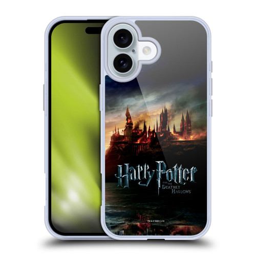 Harry Potter Deathly Hallows VIII Castle Soft Gel Case for Apple iPhone 16 & MagSafe