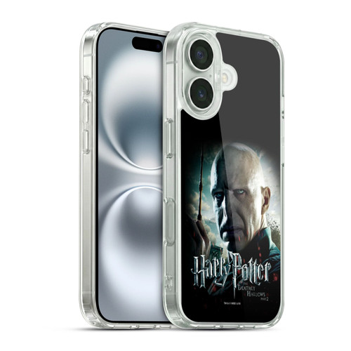 Harry Potter Deathly Hallows VIII Voldemort Soft Gel Case for Apple iPhone 16 & MagSafe