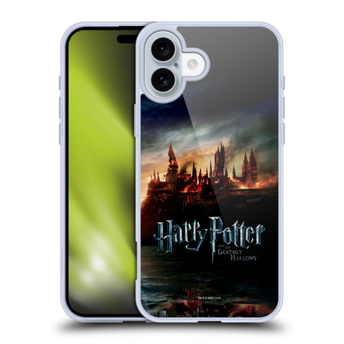 Harry Potter Deathly Hallows VIII Castle Soft Gel Case for Apple iPhone 16 Plus & MagSafe