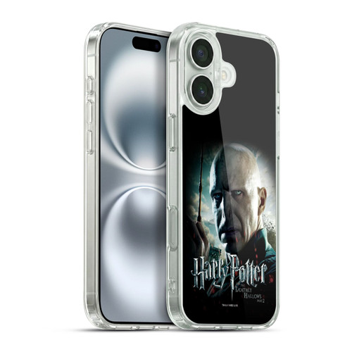 Harry Potter Deathly Hallows VIII Voldemort Soft Gel Case for Apple iPhone 16 Plus & MagSafe