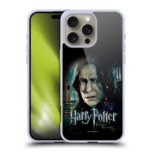 Harry Potter Deathly Hallows VIII Severus Snape Soft Gel Case for Apple iPhone 16 Pro Max & MagSafe