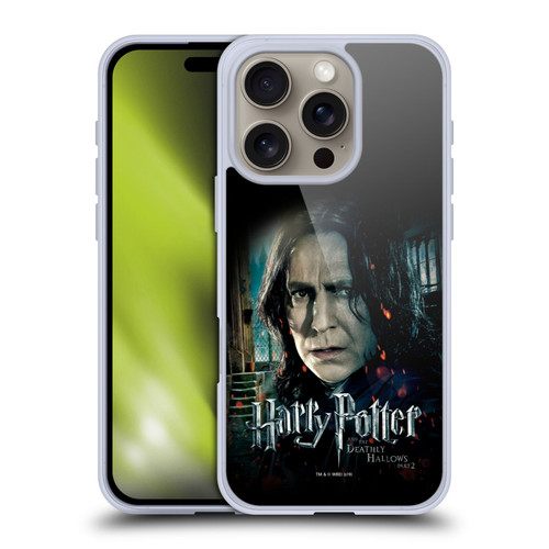 Harry Potter Deathly Hallows VIII Severus Snape Soft Gel Case for Apple iPhone 16 Pro & MagSafe