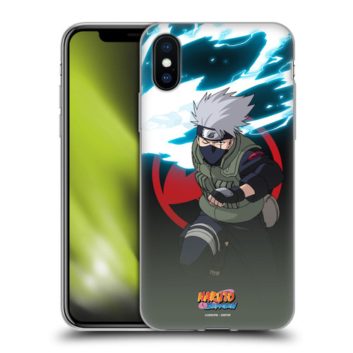 Naruto Shippuden Character Art Kakashi Hatake Soft Gel Case for Apple iPhone X / iPhone XS & MagSafe