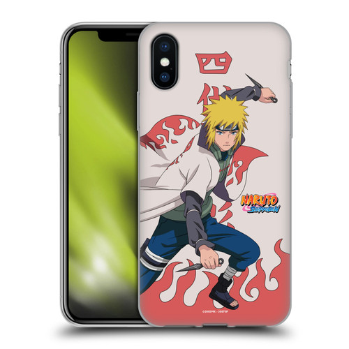 Naruto Shippuden Character Art Minato Namikaze Soft Gel Case for Apple iPhone X / iPhone XS & MagSafe