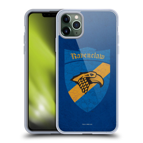 Harry Potter Sorcerer's Stone I Ravenclaw Crest Soft Gel Case for Apple iPhone 11 Pro Max & MagSafe