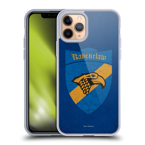 Harry Potter Sorcerer's Stone I Ravenclaw Crest Soft Gel Case for Apple iPhone 11 Pro & MagSafe