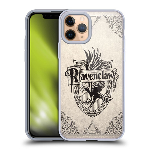 Harry Potter Sorcerer's Stone I Ravenclaw Parchment Soft Gel Case for Apple iPhone 11 Pro & MagSafe