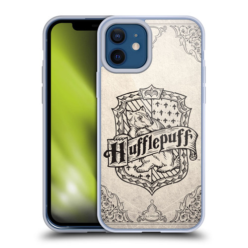 Harry Potter Sorcerer's Stone I Hufflepuff Parchment Soft Gel Case for Apple iPhone 12 / iPhone 12 Pro & MagSafe